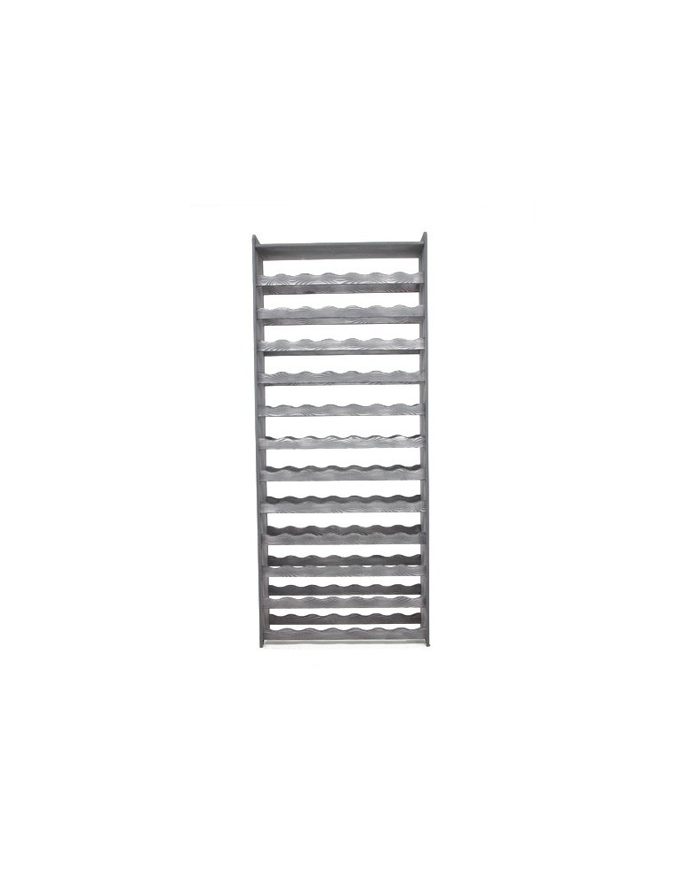 Stojaki na wino RW16 do butelek - Regał na wino RW-16-84P Ciemny grafit dekor - produkt MODO24.PL 1