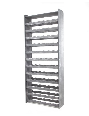 Regał na wino RW-16-84P Ciemny grafit dekor - product 2