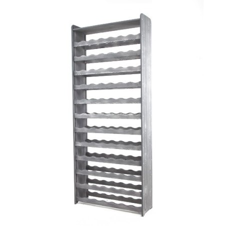 Regał na wino RW-16-84P Ciemny grafit dekor