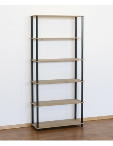 Regał rurkowy DEDAL-6N Czarne rurki