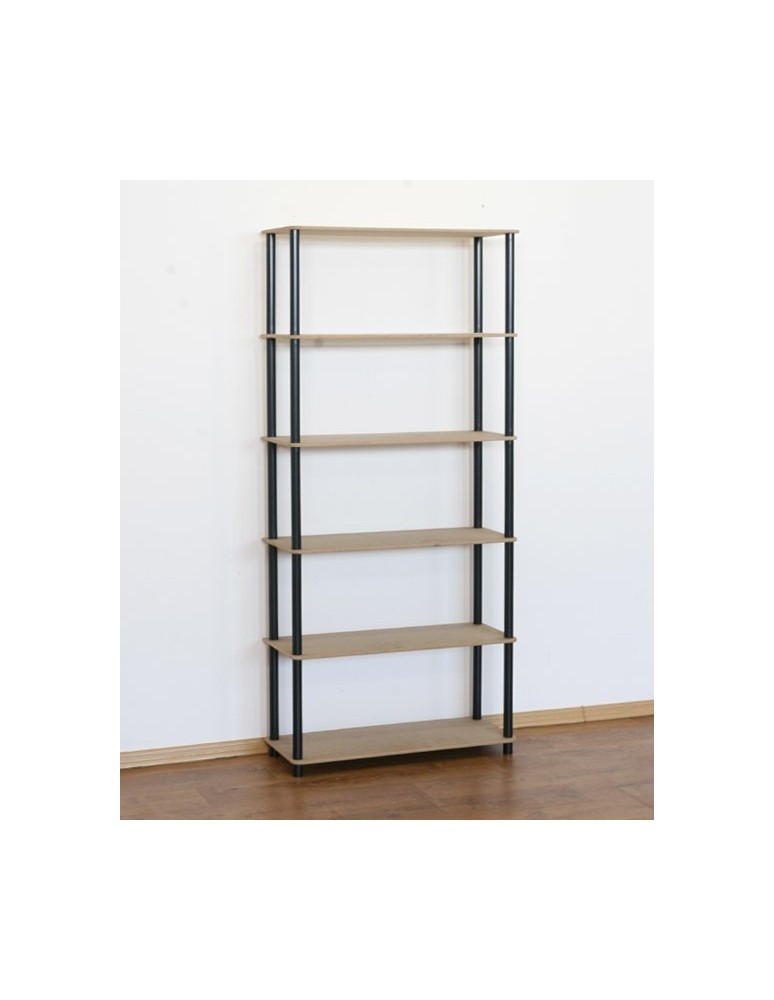 Seria Dedal - Regał rurkowy DEDAL-6N Czarne rurki - product MODO24.PL 1