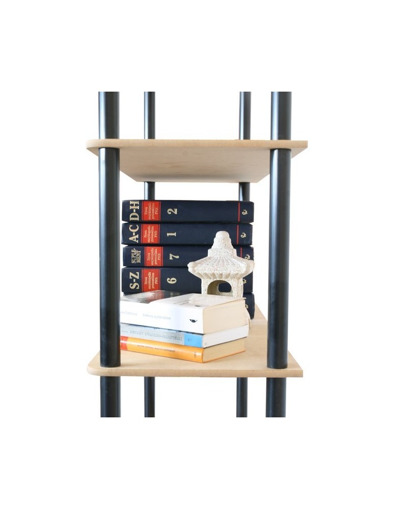 seria regałów DEDAL - Regał rurkowy DEDAL-6N Czarne rurki - product MODO24.PL 2