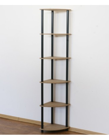 Regał rurkowy DEDAL-6Z Czarne rurki