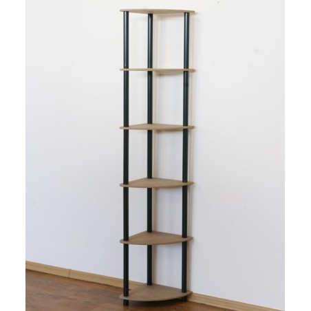 Regał rurkowy DEDAL-6Z Czarne rurki