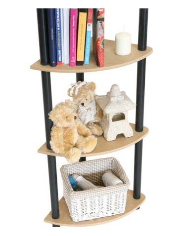 seria regałów DEDAL - Regał rurkowy DEDAL-6Z Czarne rurki - product 3