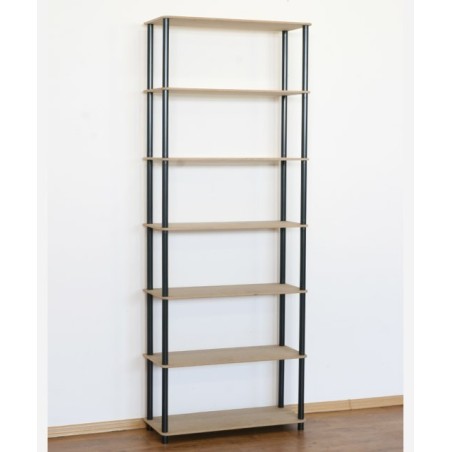 Regał rurkowy DEDAL-7N Czarne rurki