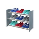 Regał na buty RBS-3-65 w kolorze ciemnografitowym · boki dekor