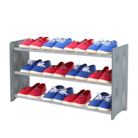 Regał na buty RBS-3-90 w kolorze ciemnografitowym