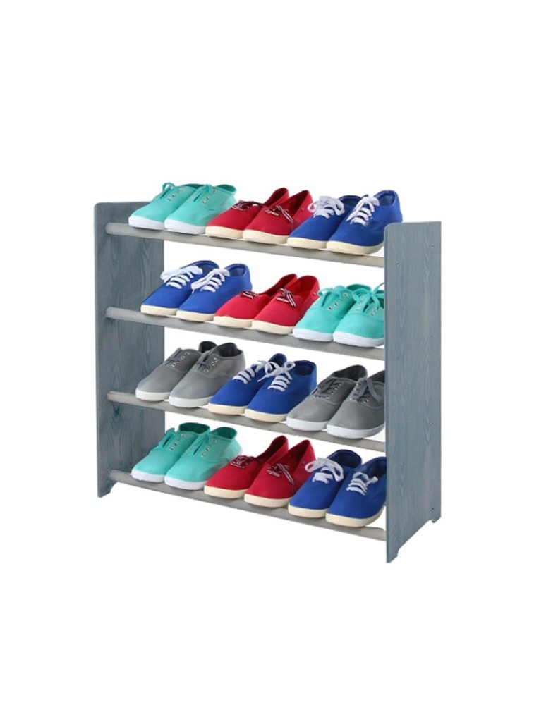 Regały na buty/ szafki otwarte RBS - Regał na buty RBS-4-65 w kolorze ciemnografitowym - produkt MODO24.PL 1