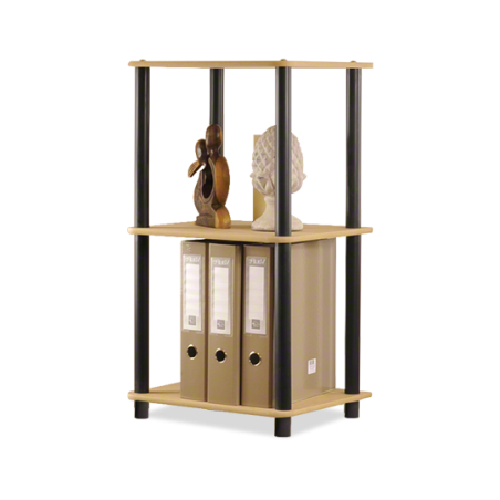 Regał rurkowy DEDAL-3L Czarne rurki