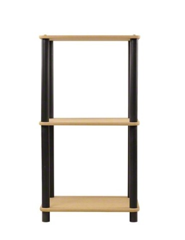 seria regałów DEDAL - Regał rurkowy DEDAL-3L Czarne rurki - product 3