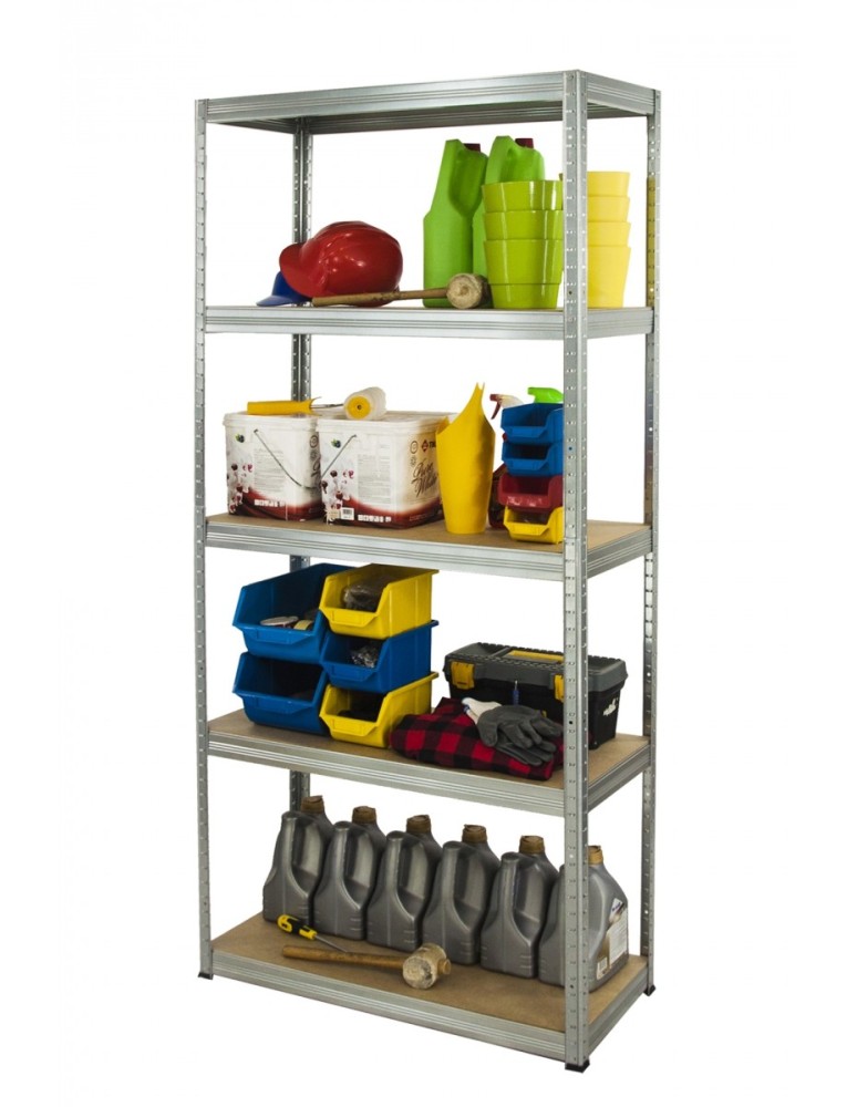 wysokość 213 - Regał metalowy Helios 213x110x40_5_Z - 175 kg / na półkę - produkt MODO24.PL 1