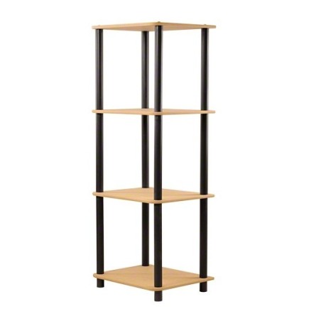 Regał rurkowy DEDAL-4L Czarne rurki