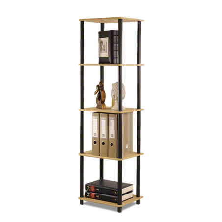 Regał rurkowy DEDAL-5L Czarne rurki