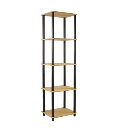 Regał rurkowy DEDAL-5L Czarne rurki