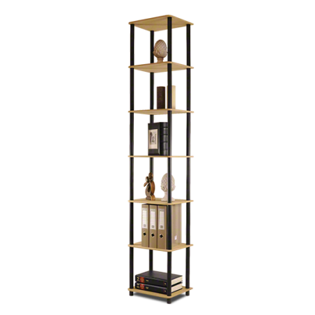 Regał rurkowy DEDAL-7L Czarne rurki