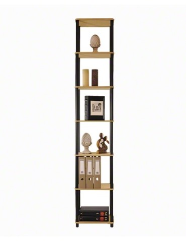 seria regałów DEDAL - Regał rurkowy DEDAL-7L Czarne rurki - product 3