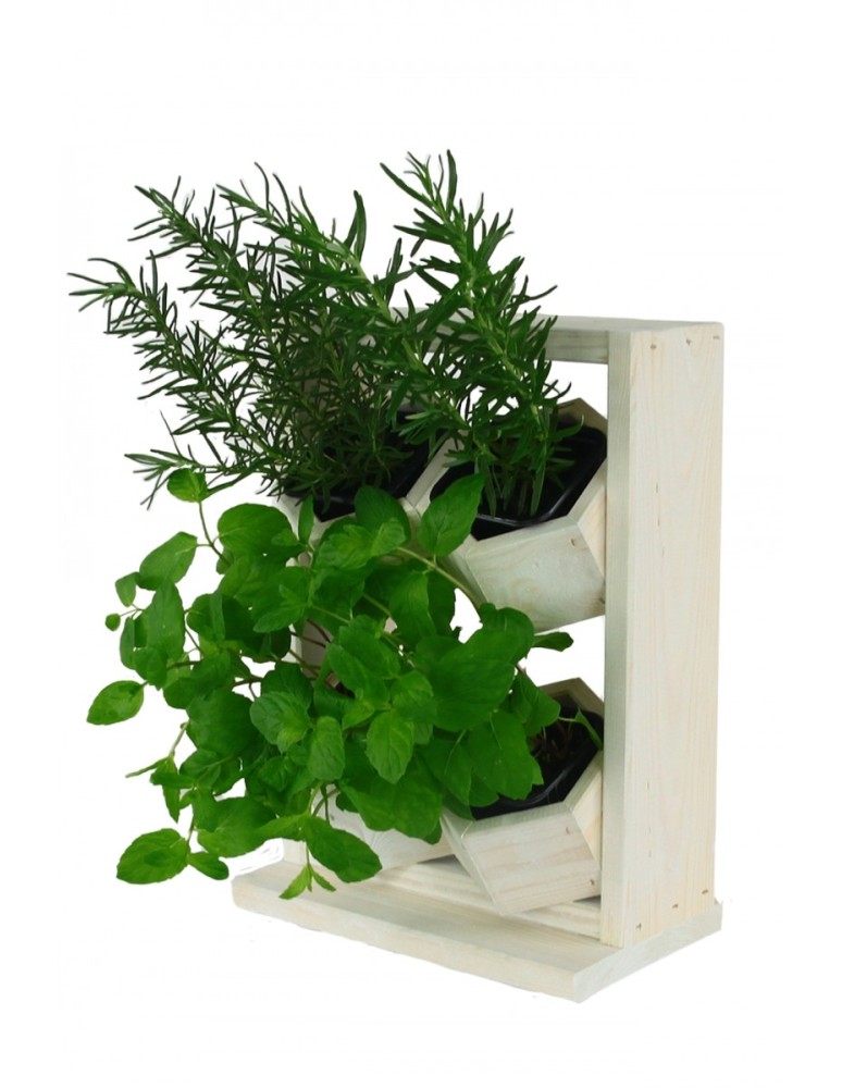 Kwietniki i donice - Ogród Wertykalny RD-8 2x2 12cm biały - produkt MODO24.PL 1