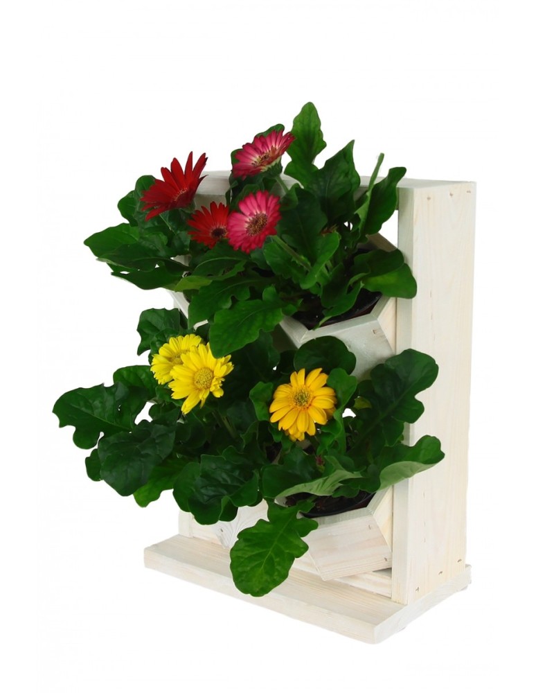 Kwietniki i donice - Ogród Wertykalny RD-8 2x2 12cm biały - product MODO24.PL 5