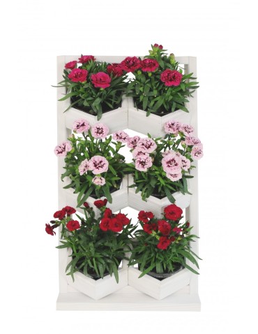 Kwietniki i donice - Ogród Wertykalny RD-8 2x3 12cm biały - product 6