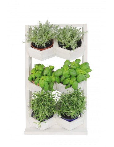 Kwietniki i donice - Ogród Wertykalny RD-8 2x3 12cm biały - product 8