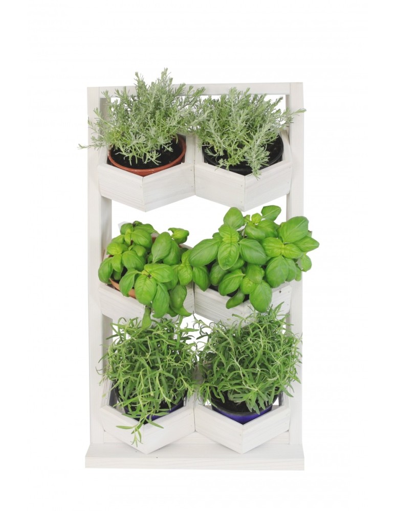 Kwietniki i donice - Ogród Wertykalny RD-8 2x3 12cm biały - product MODO24.PL 8