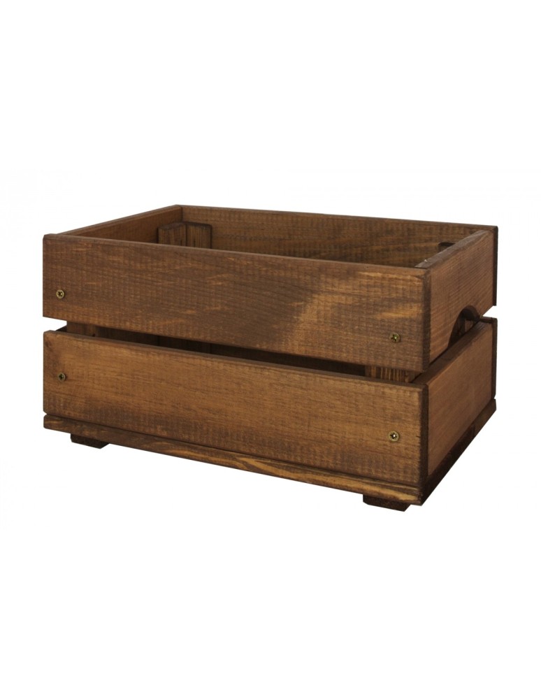 Skrzynie i ławki - Skrzynka sosnowa SD-2-30x20 brązowa - produkt MODO24.PL 1