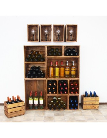 Skrzynie i ławki - Skrzynka sosnowa SD-2-30x20 brązowa - product 4