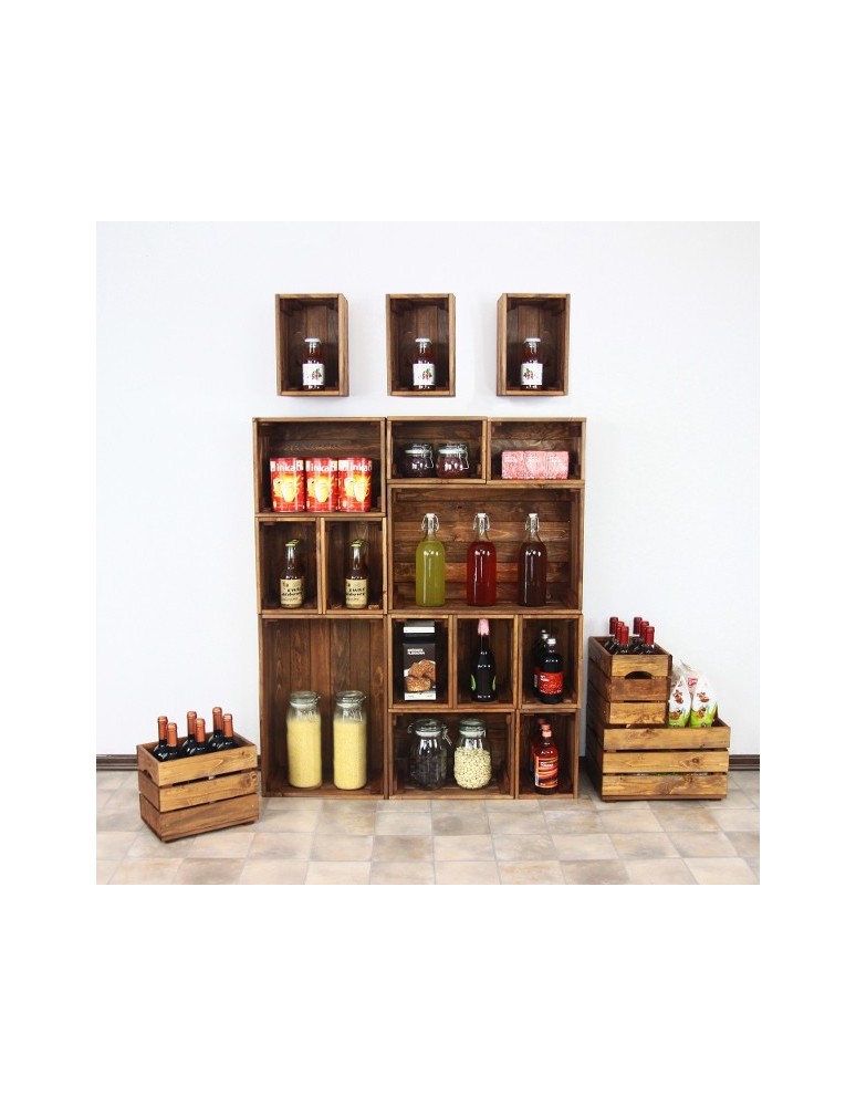 Skrzynie i ławki - Skrzynka sosnowa SD-2-30x20 brązowa - product MODO24.PL 6