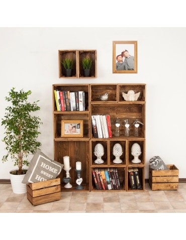 Skrzynie i ławki - Skrzynka sosnowa SD-2-30x20 brązowa - product 9