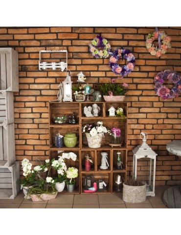 Skrzynie i ławki - Skrzynka sosnowa SD-2-30x20 brązowa - product 5