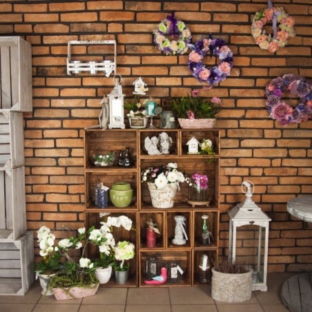 Skrzynka sosnowa SD-2-30x20 brązowa