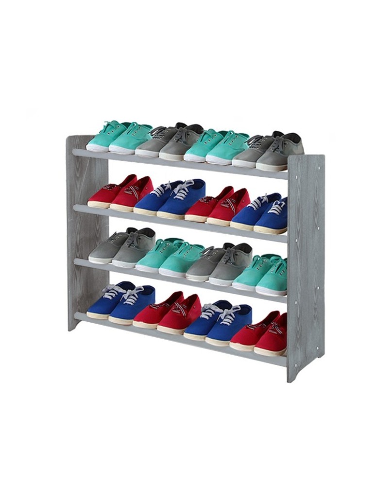 Regały na buty/ szafki otwarte RBS - Regał na buty RBS-4-90 w kolorze grafitowym - produkt MODO24.PL 1