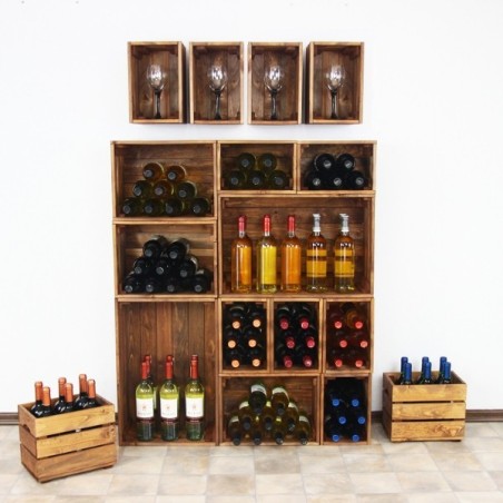 Skrzynka sosnowa SD-3-30x20 brązowa