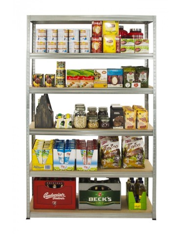 wysokość 213 - Regał metalowy Helios 213x120x40_6_Z - 175 kg / na półkę - product 4