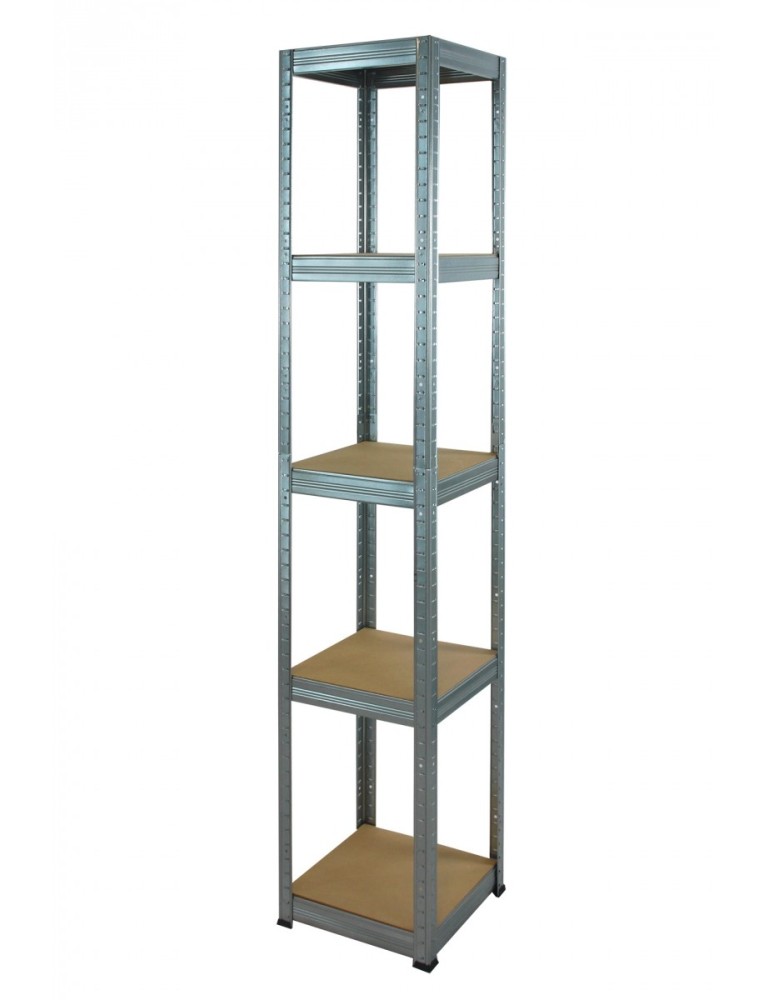Helios Ocynk Kwadrat - Regał metalowy Helios ocynk 213x30x30_5 - 175 kg / na półkę - produkt MODO24.PL 1