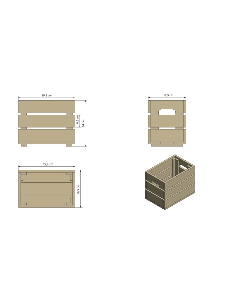 Skrzynie i ławki - Skrzynka sosnowa SD-3-30x20 surowa - product MODO24.PL 10