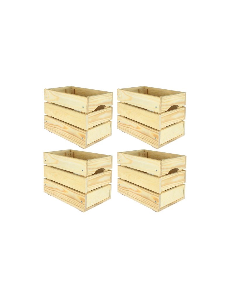 Skrzynie i ławki - Zestaw 4 skrzynek surowych SD-3-30X20 - produkt MODO24.PL 1