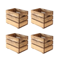 Zestaw 4 skrzynek SD-3-30x20 brąz