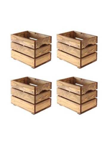 Zestaw 4 skrzynek SD-3-30x20 brąz