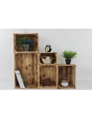 Skrzynki drewniane - Skrzynka sosnowa SD-3-40x30 vintage - product 9