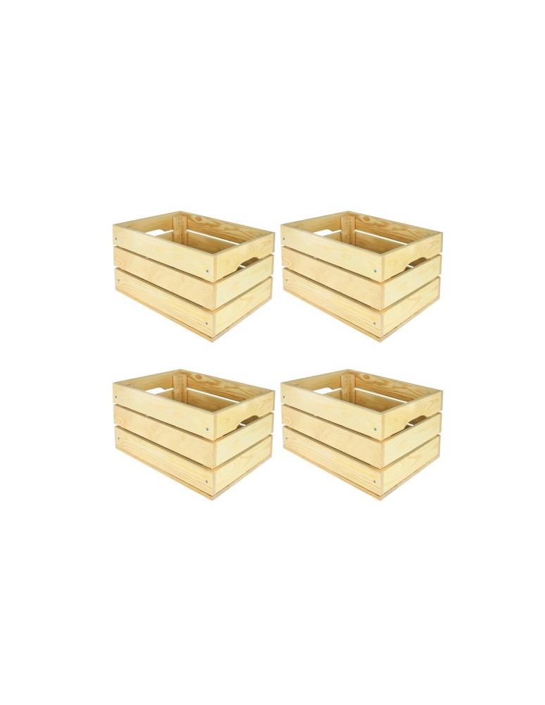 Skrzynie i ławki - Zestaw 4 skrzynek surowych SD-3-40x30 - product MODO24.PL 1