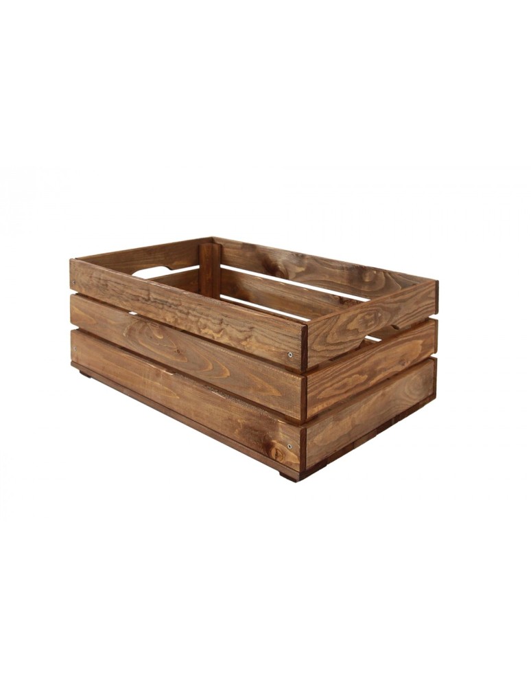 Skrzynki drewniane - Skrzynka sosnowa SD-3-60x40 brązowa - produkt MODO24.PL 1