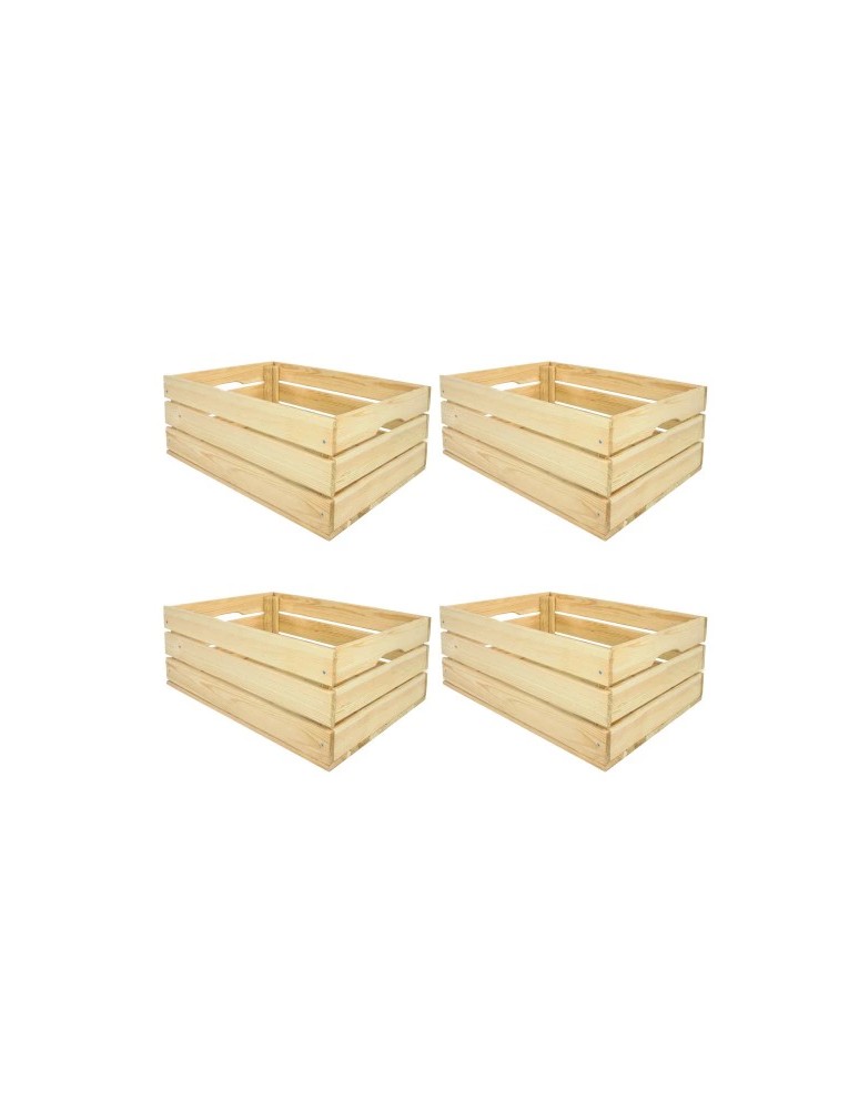 Skrzynie i ławki - Zestaw 4 skrzynek surowych SD-3-60x40 - produkt MODO24.PL 1