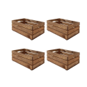 Zestaw 4 skrzynek SD-3-60x40 brąz