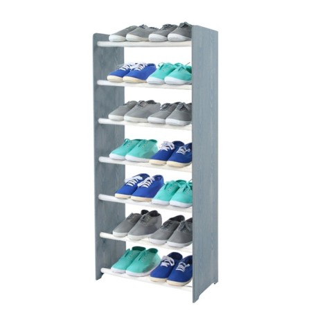 Regał na buty RBS-7-45 w kolorach grafitowym i białym