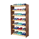 Regał na buty RBS-7-65 w kolorach brązowym i olchowym