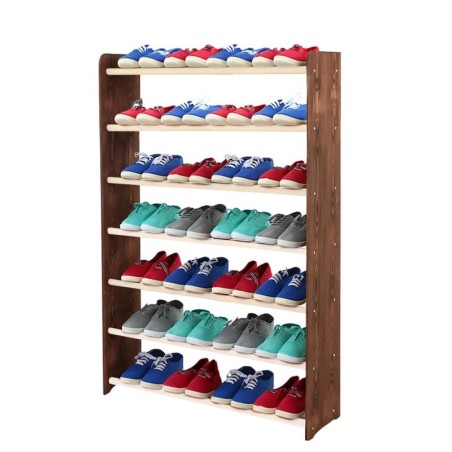 Regał na buty RBS-7-90 brąz i biel