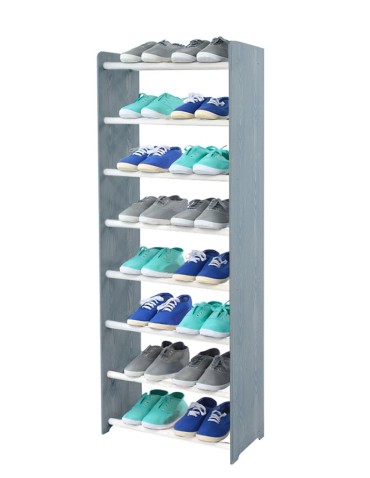 Regał na buty RBS-8-45 grafit i biel