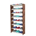 Regał na buty RBS-8-65 biało - brązowy